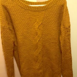 Ecote Mustard Heavy Sweater
